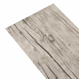 vidaXL Vloerplanken 2,51 m² 18 pcs PVC Washed eiken