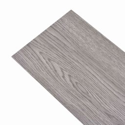 vidaXL Vloerplanken 18 pcs Donkergrijs 2,51 m² PVC