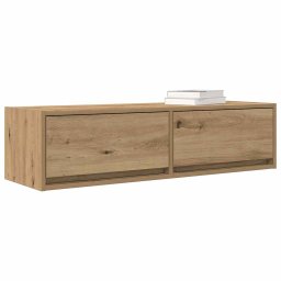 vidaXL TV-kast 100 x 31 x 25,5 cm artisanaal eikenkleurig Bewerkt hout