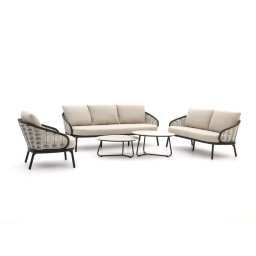 + 15% kassakorting | Apple Bee Pine Key stoel-bank loungeset 5-delig 6-zits - Laagste prijsgarantie!