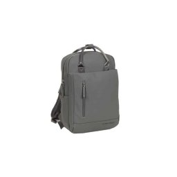 New Rebels Bruce Miami Rugzak 9L Waterafstotende Laptop Rugtas 13 inch Schooltas en Werktas van PU Nylon Comfortabel Comp 9L Antracite