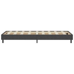 vidaXL Boxspringframe stof grijs 80x200 cm
