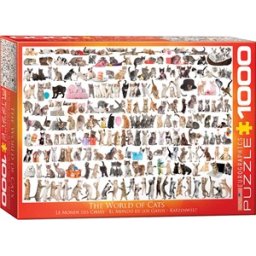 The World of Cats Puzzel (1000 stukjes)