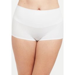 Spanx - Maat S - Cotton Control - Boyshort - Kleur Wit