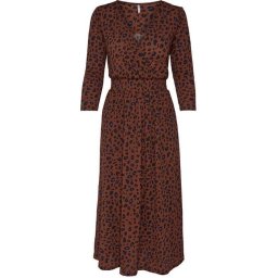 ONLY Maat M ONLPELLA 3/4 WRAP Jurk CS JRSGinger Bread