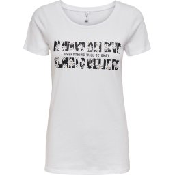 ONLY - Maat XS - ONLDINA S/S PRINT T-SHIRT JRS Dames T-shirt
