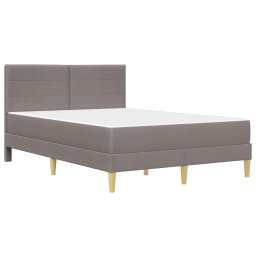 vidaXL Bedframe Taupe 140 x 200 cm Polyester