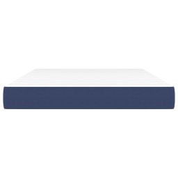 vidaXL Pocketveringmatras medium 140x200x20 cm stof blauw