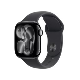 Apple Watch Series 11 GPS + Cellular 42mm met Sport Band - M/L Smartwatch Zwart