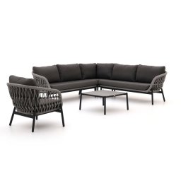 + 15% kassakorting | Bellagio Cupello hoek loungeset 5-delig - Laagste prijsgarantie!