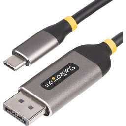 StarTech.com 3m USB-C naar DisplayPort Adapter Kabel, 8K 60Hz, 4K 144Hz, HDR10, USB Type-C naar DP 1.4 Video Converter Kabel, USB4/Thunderbolt 3/4 Compatibel