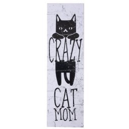 TIAKI decoratief bord "Crazy Cat Mum" om op te hangen