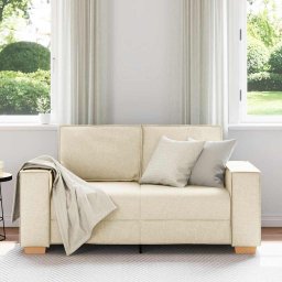 vidaXL 2-zitsbank Linnen 160x78x84 cm