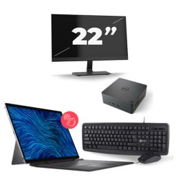 Dell Latitude 7320 - Intel Core i7-11e Generatie - 13 inch - 16GB RAM - 256GB SSD - Windows 11 Home + 1x 22 inch Monitor