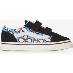 Schoenen Vans Old Skool Flowers V- Baby Zwart/blauw Unisex 25