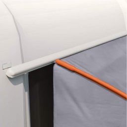 vidaXL Achterkleptent 194 x 180 x 210 cm Grijs en Oranje taft