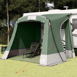 vidaXL Achterkleptent 285 x 255 x 245 cm Waterdicht Groen taft