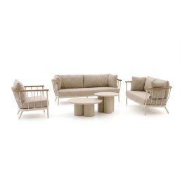 + 15% kassakorting | Apple Bee Condor/Tonga stoel-bank loungeset 5-delig 6-zits - Laagste prijsgarantie!