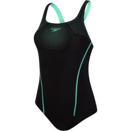 SPEEDO Maat 44 TECH PLACEMENT MEDALIST BLACK/GREEN