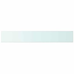 vidaXL Wandschap transparant 100x15 cm glas