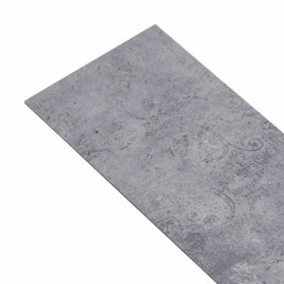 vidaXL Zelfklevende Vloerplank 32 pcs Cementgrijs 4,46 m² PVC