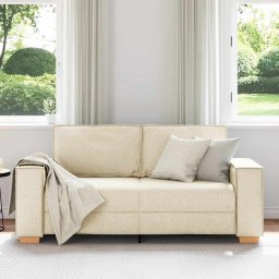 vidaXL 2-zitsbank Linnen 180x78x84 cm