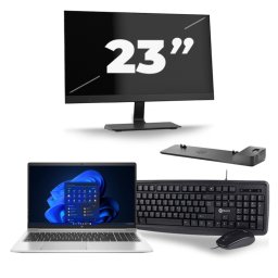 HP Probook 450 G8 - Intel Core i5-11e Generatie - 15 inch - 8GB RAM - 256GB SSD - Windows 11 + 1x 23 inch Monitor