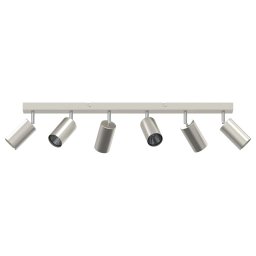 vidaXL Plafondspot met schijnwerpers Nikkel 73 x 6 x 16 cm Metaal