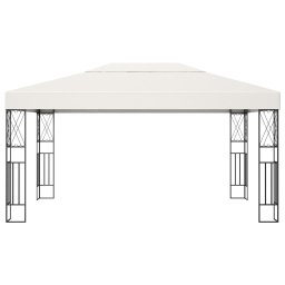 vidaXL Prieel 3x4 m stof crème