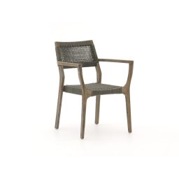 + 15% kassakorting | ROUGH-L Rope dining tuinstoel stapelbaar - Laagste prijsgarantie!