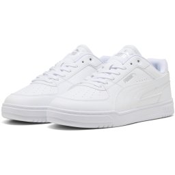 PUMA - maat 42.5 - Puma Caven III Unisex Sneakers - Puma White-Puma Silver-Puma Black