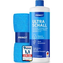 Ultrasoon Reiniger Concentraat 1030ml - Extreem efficiënt ultrasoon vloeistof voor ultrasoon reiniger voor brillen , sieraden, tanden & kleine onderdelen - ultrasoonbad, ultrasoonreinigers