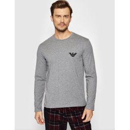 Emporio Armani Maat XL Flannel X-Mas Edition Mannen Pyjamaset - Marine Check
