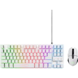 Trust GXT 974W Thadox - Gaming Toetsenbord en Draadloze Muis - Inclusief Muismat - TKL - Verlichting