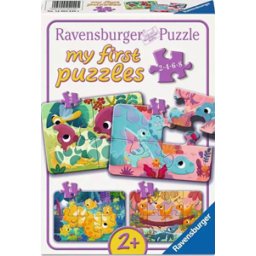 My First Puzzles - Sweet Dinosaurs (2,4,6 en 8 stukjes)