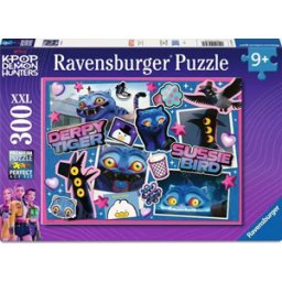 KPop Demon Hunters - Derpy Tiger and Sussie Bird Puzzel (300 XXL stukjes)