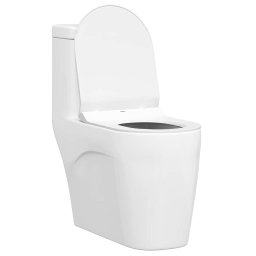 vidaXL Toiletzitting Verstelbaar Wit 50 x 36,5 x 5 cm Polypropyleen