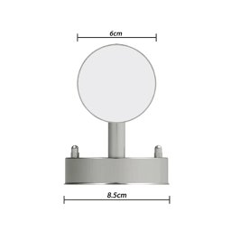 vidaXL Buitenwandlampen 2 st. met sensor roestvrij staal