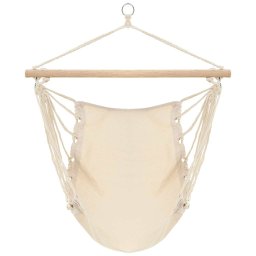 vidaXL Hangstoel creme wit (large)