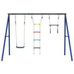 vidaXL Schommelset met schommels, trapeze en ladder
