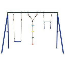 vidaXL Schommelset met schommels, trapeze en ladder