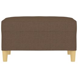 vidaXL Voetenbank 70x55x41 cm stof bruin