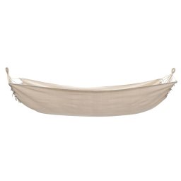 vidaXL Hangmat 260x150 cm crèmekleurig