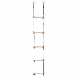 vidaXL Ladder met 5 sporten 210 cm massief grenenhout