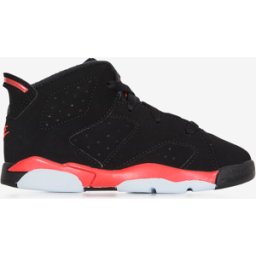 Schoenen Jordan Jordan 6 Retro- Baby Zwart/rood Unisex 25
