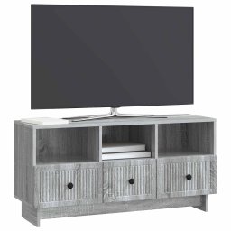 vidaXL TV-kast met lade Grijs sonoma 102 x 34,5 x 50 cm Bewerkt hout