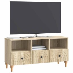 vidaXL TV-kast 102 x 34,5 x 50 cm Sonoma Eiken Geconstrueerd hout