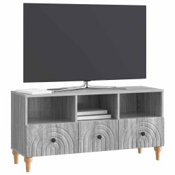 vidaXL TV-kast 102 x 34,5 x 50 cm Grijze Sonoma Geconstrueerd hout