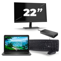 Dell Latitude 3380 - Intel Core i3-6e Generatie - 13 inch - 8GB RAM - 256GB SSD - Windows 11 + 1x 22 inch Monitor