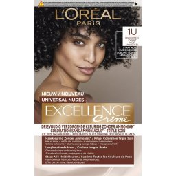 L'Oréal Paris Excellence Creme - 1U Universeel Zwart
